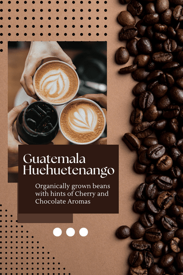 12 oz, Roasted Guatemalan Coffee Beans