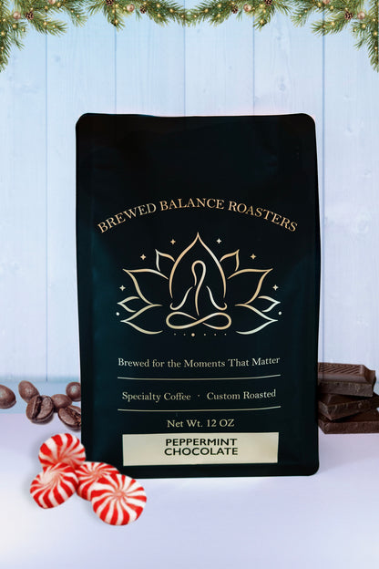 Peppermint Chocolate Flavored Coffee 12 oz