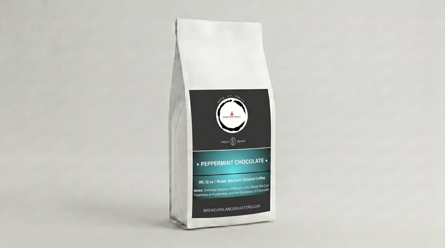 Peppermint Chocolate Flavored Coffee 12 oz